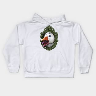 Bird Cameo: Very Angry Goose Kids Hoodie